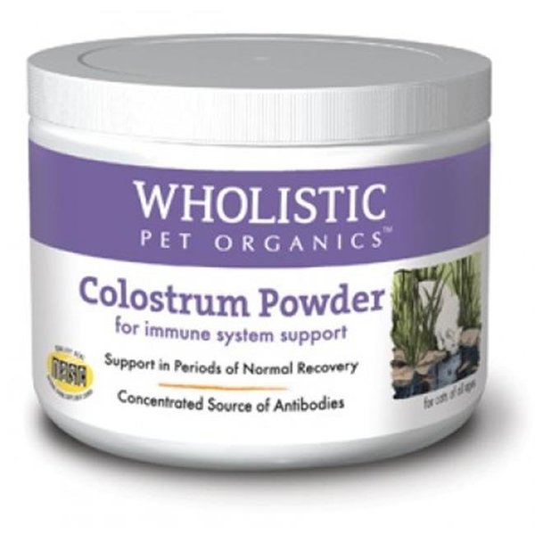 Wholistic Pet Organics Wholistic Pet Organics SCTWP403 3 oz Feline Colostrum Powder for Immune System Support SCTWP403